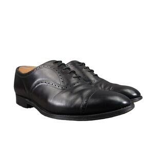 Church's Shoes Mens 9 Oxford Custom Grade Brogue Cap Toe Handcrafted Leather